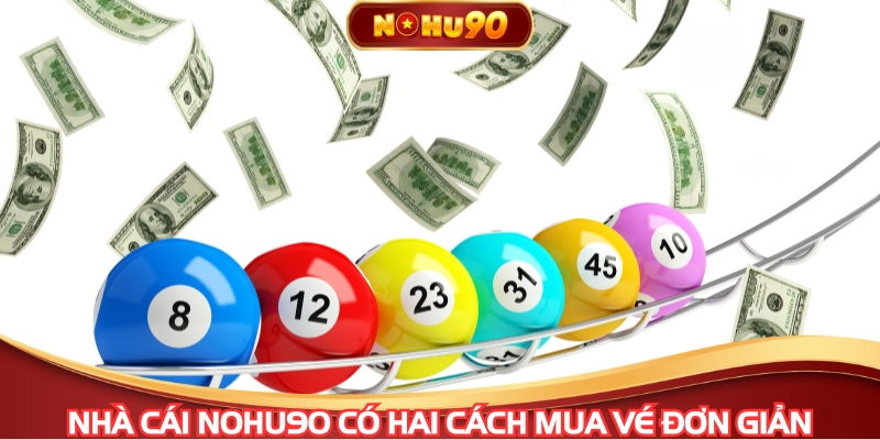 Nhà cái NOHU90 có hai cách mua vé đơn giản